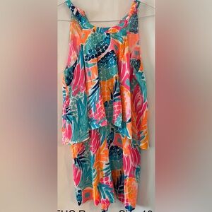 Lilly Pulitzer Beautiful Romper in Goombay Smash